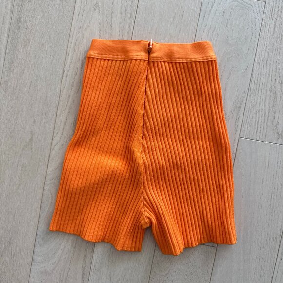 House of CB - Orange Knit Shorts - Picture 3 of 3